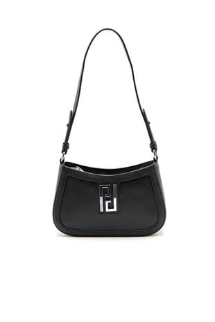 Silver & Polo SP1132 Kadın Çapraz Çanta Düz Siyah