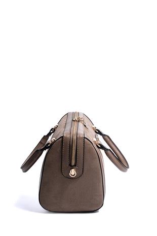 Silver & Polo SP1091 Kadın El Çantası Süet Vizon-Vizon