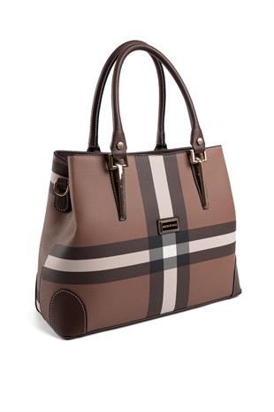 Silver & Polo Koyu Kahve SP667 Kadın El Çantası