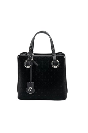 Silver & Polo SP975 Kadın El Çantası Fashion Siyah-Siyah