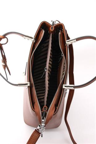 Silver & Polo SP924 Kadın El Çantası Ekose Lacivert