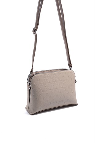 Silver & Polo SP623 Kadın Çapraz Çanta Fashion Bej-Latte