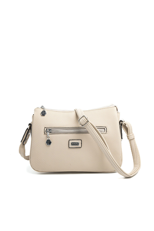 Silver & Polo SP818 Kadın Çapraz Çanta Petek Kum Beji-Kum Beji