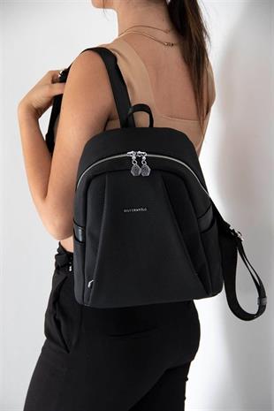 Silver & Polo SP926 Kadın Sırt Çantası Petek Siyah