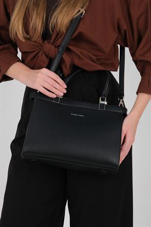 Silver & Polo SP1237 Kadın El Çantası  Siyah