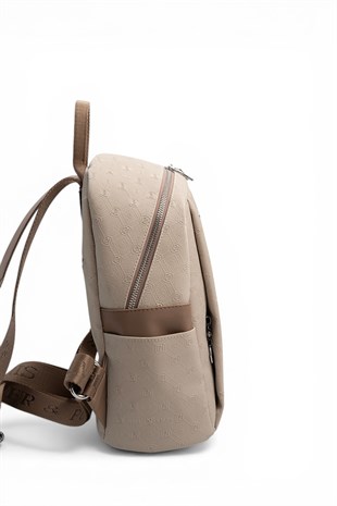 Silver & Polo SP926 Kadın Sırt Çantası Fashion Bej-Latte