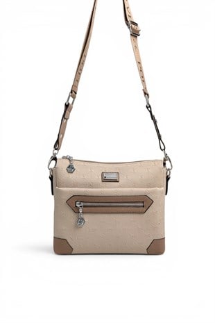 Silver Polo Bej - Latte Fashion Kadın Çapraz Çanta SP1110