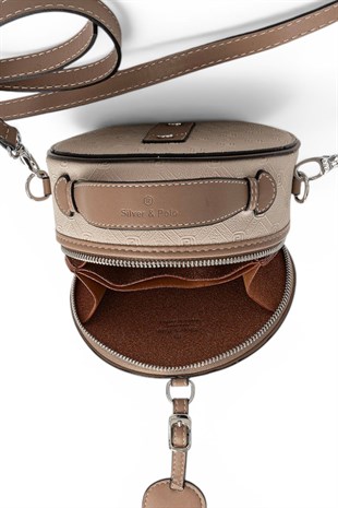 Silver Polo Bej - Latte Fashion Kadın Çapraz Çanta SP1163