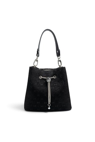 Silver Polo Siyah - Siyah Fashion Kadın Çapraz Çanta SP1266