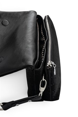 Silver Polo Siyah - Siyah Fashion Kadın Çapraz Çanta SP1278
