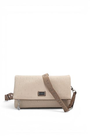 Silver Polo Bej - Latte Fashion Kadın Çapraz Çanta SP1278
