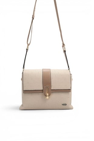 Silver Polo Bej - Latte Fashion Kadın Çapraz Çanta SP1287