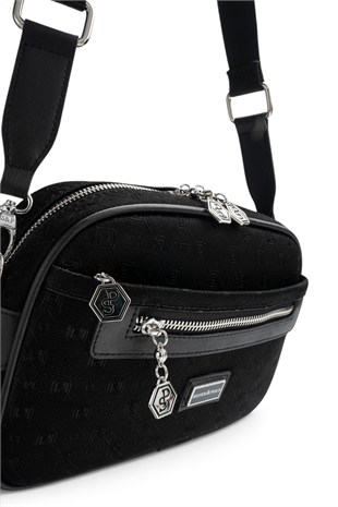 Silver Polo Siyah - Siyah Fashion Kadın Çapraz Çanta SP1297