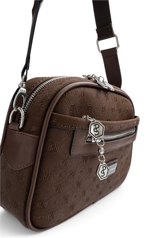 Silver Polo Kahve - Kahve Fashion Kadın Çapraz Çanta SP1297