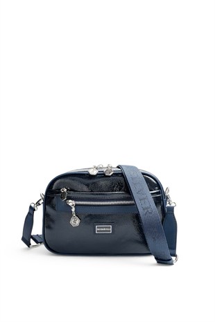 Silver Polo Lacivert - Lacivert Alaska Kadın Çapraz Çanta SP1297