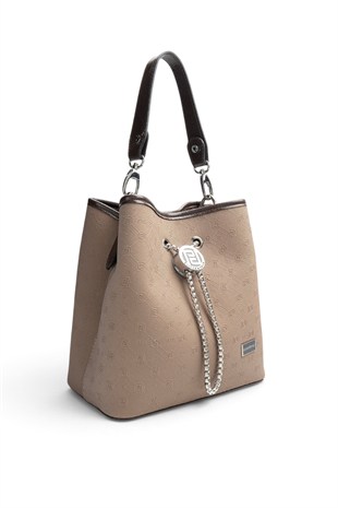 Silver Polo Bizon - 517 Nomy A.Kahve Fashion Kadın Çapraz Çanta SP967