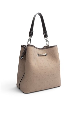 Silver Polo Bizon - 517 Nomy A.Kahve Fashion Kadın Çapraz Çanta SP967