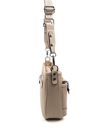 Silver & Polo SP1160 Kadın Çapraz Çanta Petek Kum Beji