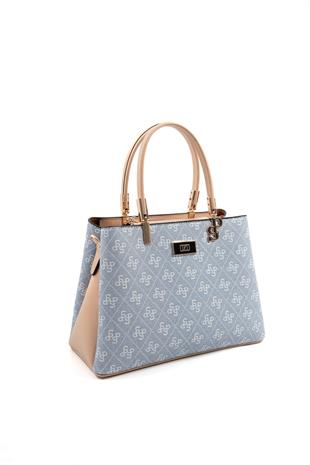 Silver & Polo Mavi - Ten SP1098 Kadın El Çantası