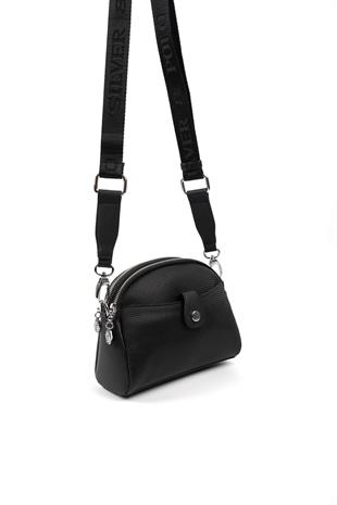 Silver & Polo Siyah - Siyah SP1144 Kadın Çapraz Çanta