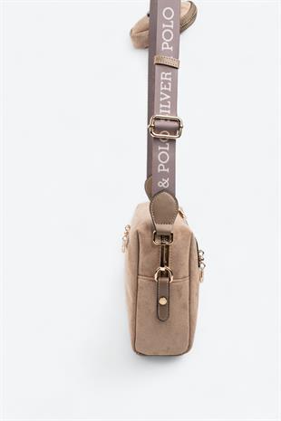 Silver & Polo SP1038 Kadın Çapraz Çanta Vizon