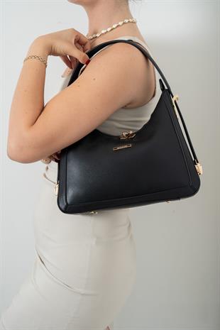 Silver & Polo Siyah SP1187 Kadın Omuz Çantası
