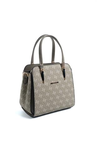 Silver & Polo SP1136 Kadın El Çantası Monogram Y.Yeşil