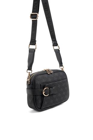 Silver & Polo Siyah SP1256 Çapraz Çanta