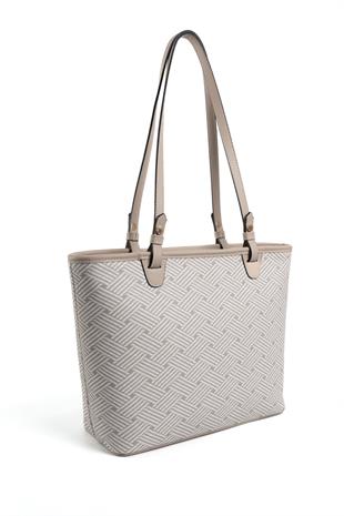 Silver & Polo Bej - Kum SP1204 Kadın Omuz Çantası