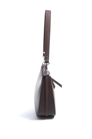 Silver Polo SP1259 Kadın Omuz Çantası Düz Kahve-Kahve