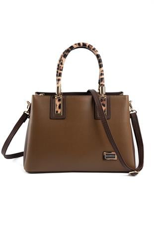 Silver & Polo Leopar Bizon SP1000 Kadın El Çantası