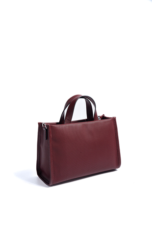 Silver & Polo SP1271 Kadın El Çantası Petek Bordo