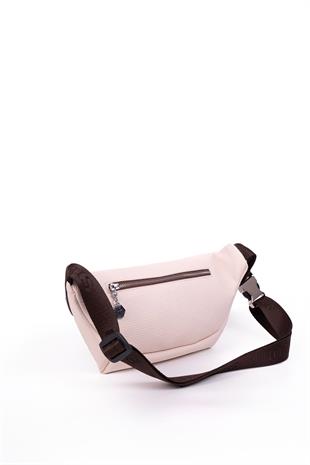 Silver & Polo Bej - Kahve SP1192 Kadın Bel Çantası