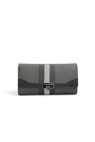 Silver & Polo SP979 Kadın Cüzdan & Kartlık Ekose Siyah