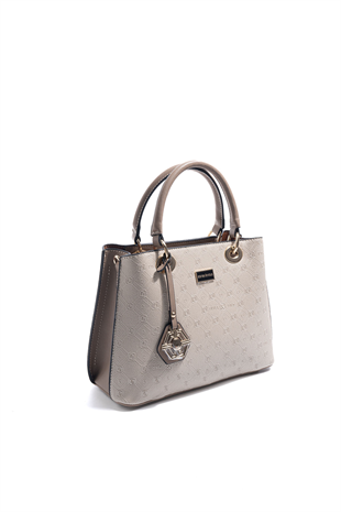 Silver & Polo SP1272 Kadın El Çantası Fashion Bej-Latte