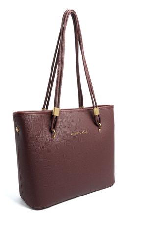 Silver Polo SP1239 Kadın Omuz Çantası Mini Rolax Bordo-Bordo