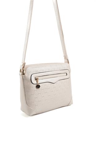 Silver & Polo Bej - S.Bej SP364 Kadın Çapraz Çanta