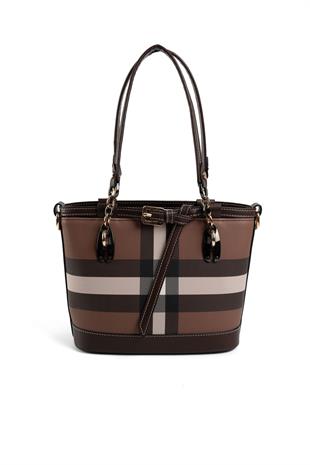 Silver & Polo Koyu Kahve SP1155 Kadın El Çantası