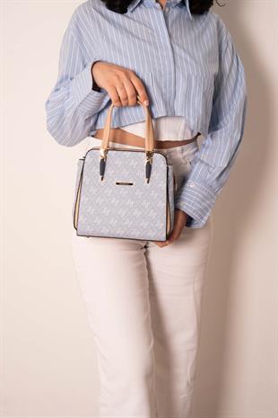 Silver & Polo Mavi - Ten SP1136 Kadın El Çantası