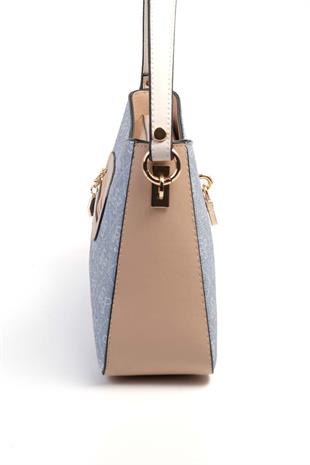 Silver & Polo Mavi - Ten SP1102 Kadın Omuz Çantası