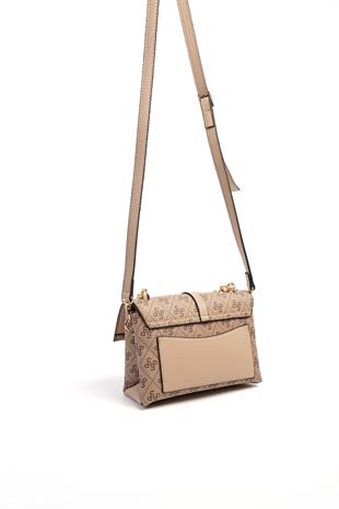 Silver & Polo Koyu Bej - Nut SP1148 Kadın Çapraz Çanta