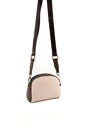 Silver & Polo SP1144 Kadın Çapraz Çanta Petek Bej-Kahve