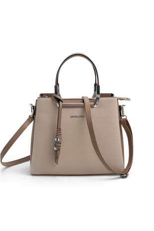 Silver Polo Bej - Latte Fashion Kadın El Çantası SP969