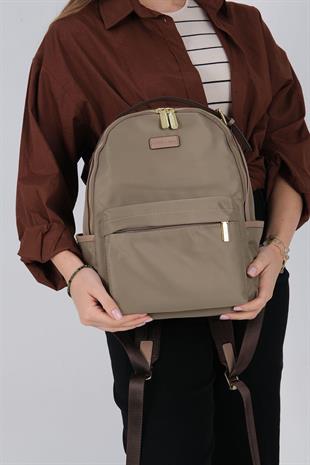 Silver & Polo SP1206 Kadın Sırt Çantası  Yeşil-Kum