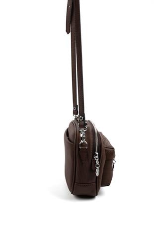 Silver & Polo Kahve SP1186 Kadın Çapraz Çanta