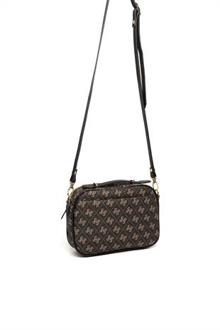Silver & Polo Füme - Siyah SP1186 Kadın Çapraz Çanta