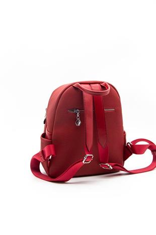 Silver & Polo SP906 Kadın Sırt Çantası Petek Kırmızı