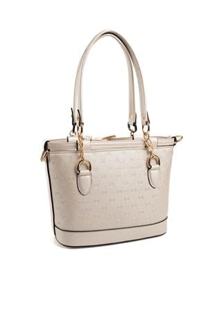 Silver & Polo Bej - S.Bej SP1155 Kadın El Çantası