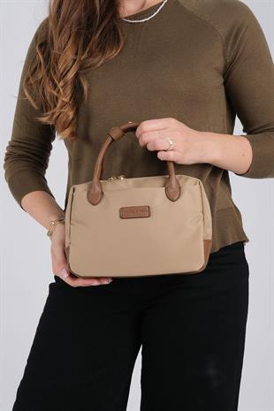 1224 Kadın El Çantası  Vizon-Camel