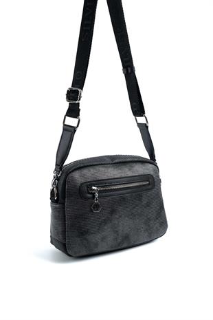 Silver & Polo M.gümüş - Siyah SP1201 Kadın Çapraz Çanta
